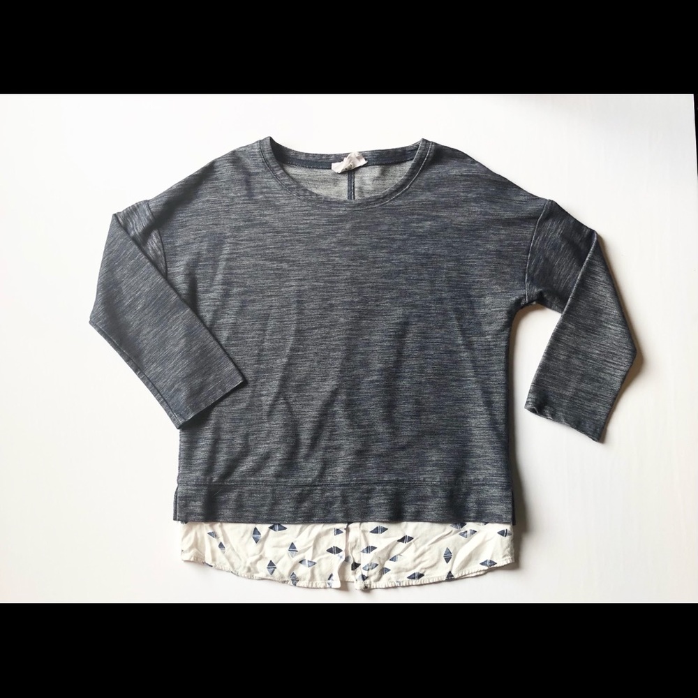 Olive and Oak top (flaw)